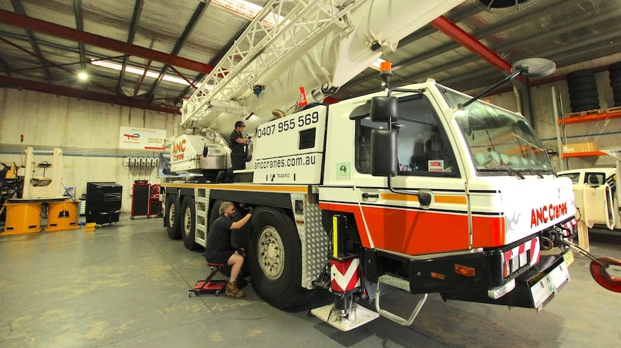 CCS technicians supporting crane service requirements